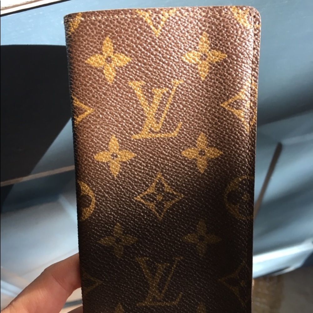 Louis Vuitton eyeglass case.